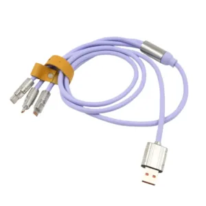 3-in-1 Multi USB Fast Charging Cable Type-C, Micro USB & iPhone