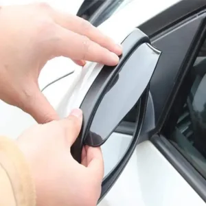 1 Pair Mirror Rain Protector Car Rearview Mirror Rain Blades Car Back Mirror Eyebrow Rain Cover Car Rearview Mirror Eyebrow Covers Flexible Protection Rainproof Decoration Accessories (2 Pcs