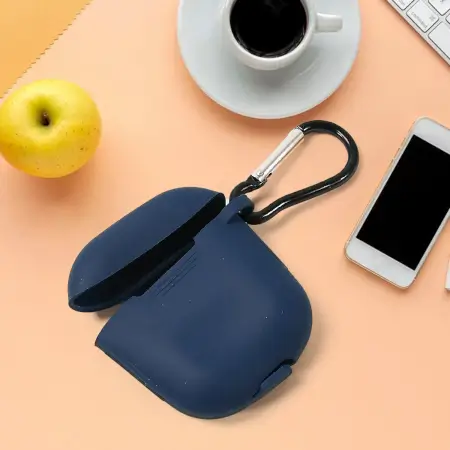 BPY0ynSQn5On6SPhfp7M2vRdx4QLUCVqoKAU7yPb.webp Silicone Shockproof Protection Wireless Headphones Carrying Box Cover with Metal Keychain ( default, Standard ).