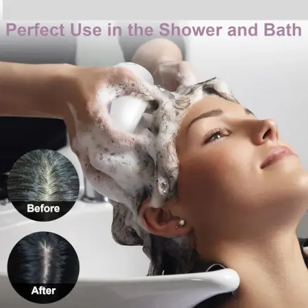 En2GmbGJR39c918zDNlsC1PegWxrXhnfzostPtuF.webp Smart Electric Scalp Massager with 4 Silicone Heads – Rechargeable Handheld Head & Body Massage Device ( default, Standard )