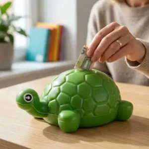 Cute Small Tortoise Shape Money Bank for Kids - Coin Saving Box ( default, OS )