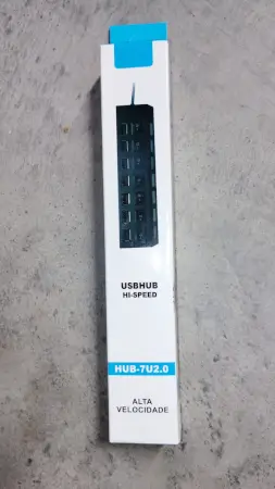 TR6ZaXwn87F5oCBX24NRmGXapsXrYODoIFgi3Uar.webp USB Splitter Multi Port USB 2.0 Hub, 7 Port with Independent On/Off Switch and LED Indicators USB A Port Data Hub, Suitable for PC Computer Keyboard Laptop Mobile HDD, Flash Drive Camera etc.