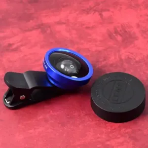 Universal Clip-On Selfie Camera Lens – Wide-Angle Mobile Photography Lens with Cover & Carry Pouch ( default, OS )