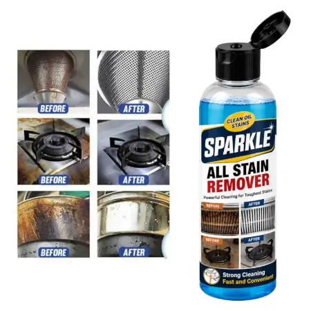 zkSgQaFSZ1ICHyGPultrzBc6vNoKfIU1mnIeNYcr.webp Pack of 2 Sparkle All Stain Remover Liquid | Powerful Kitchen Degreaser for Oil Stains, Gas Stove, Chimney, Grill & Tough Grease Cleaning ( default, Standard )